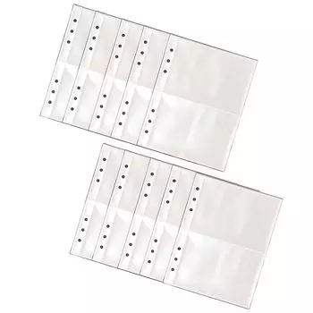 Чехол для коллекционных карточек BOSSAM A5 Can File с 10 сменными блоками Collect Book Korea Otakatsu Goods Otakatsu Single Side 2 (Прозрачные карманы)