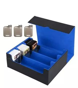 Чехол для колоды, чехол для коллекционных карт, коробка для хранения карт, чехол для коллекционных карт, разделительная доска для хранения карт с фиксатором карт с Pokeka MTG, различные карты 1800+