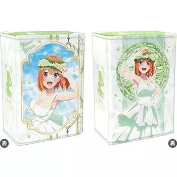 Чехол для колоды из синтетической кожи W из фильма The Quintessential Quintuplets Wedding Nakano Yotsuba Ver.