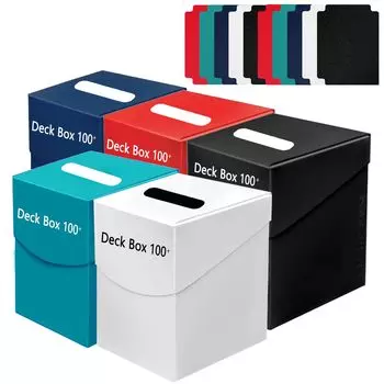 Чехол для колоды Yoimize из 5 цветов с 10 коллекционными картами, вертикальные держатели для карт из твердого пластика, совместимые с Pokeka Duema, различные разделители для карточных игр, чехол,