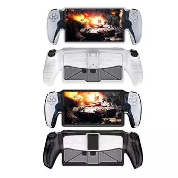 Чехол для контроллера игровой консоли TPU, противоударный, с подставкой для PS5 Portal A белый