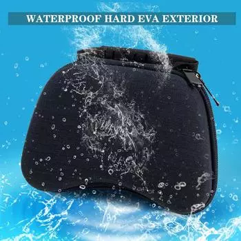 Чехол для контроллера Nintendo Switch Pro, контроллер PS5, PS4, контроллер Xbox, жесткий защитный чехол, дорожный чехол, портативная сумка чёрный