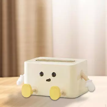 Чехол для коробки с салфетками в мультяшном стиле для гостиной и автомобиля Sitting