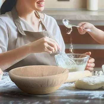 Чехол для корзины для расстойки хлеба Yousheng, супермягкий пищевой хлопковый лен, круглый тканевый вкладыш для корзины для расстойки хлеба для дома 16cm