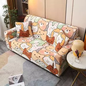 Чехол для кресла-мешка, полностью окруженный эластичным чехлом, полный комплект, универсальный чехол для гостиной в старинном стиле для дивана 90-140cm