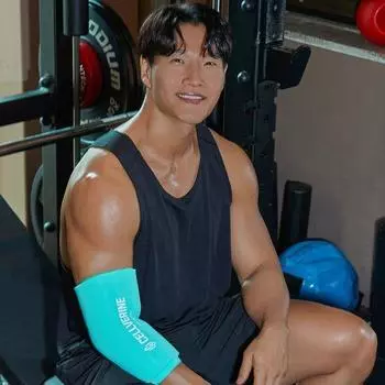 Чехол для криотермогеля cellverine (Мятный/Темно-синий) Gel Sleeve Mint S