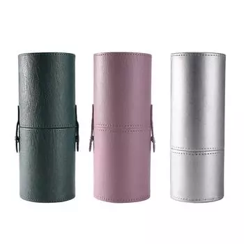 Чехол для крючка, горшок для ручек, косметический органайзер для стола, столешница из искусственной кожи, аксессуары для вязания в ванной, чехол-органайзер для крючка высотой 19,5 см серебряный