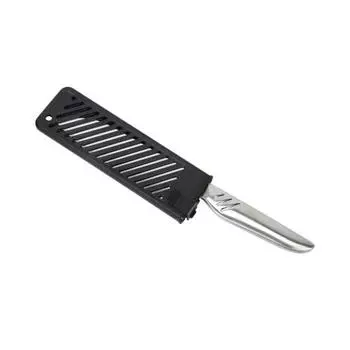 Чехол для кухонного ножа Pearl Metal, предохранительный замок, портативный, для кемпинга и отдыха на природе, сделано в Японии, черный, CC-1508