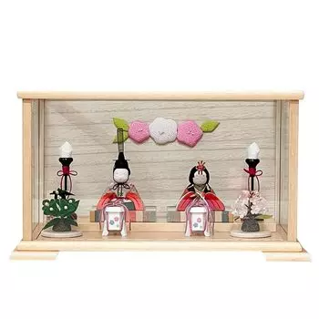 Чехол для куклы Hina Hina круглый Koichiko Jinya украшение, компактный, в корпусе, деревянный, мини, милый, кукла, Kimekomi, белый, стильный, лицо, бежевый