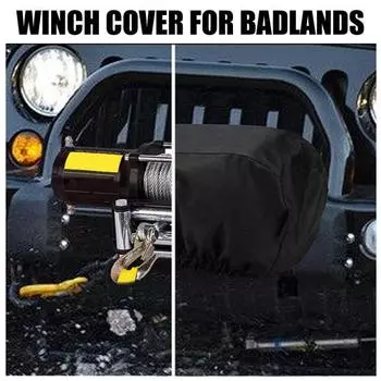 Чехол для лебедки, прочный, водонепроницаемый, пылезащитный, защитный чехол для электрической лебедки 8500-17500 фунтов, универсальный