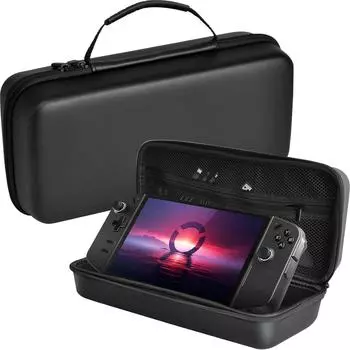 Чехол для Lenovo Legion Go, сумка для хранения, игровая консоль, EVA, устойчивая к падениям, дорожная сумка, ударопрочный защитный чехол, рюкзак 30*15*8.5cm чёрный