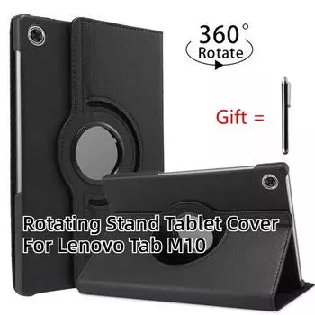 Чехол для Lenovo Tab M10 Hd 2-го поколения TB-X306X/X306F, вращающаяся на 360 градусов крышка планшета с подставкой для Lenovo Tab M10 hd X306 10,1, чехол + ручка красный