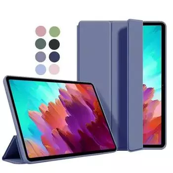 Чехол для Lenovo Xiaoxin Pad 2024 TB331FC, 11 дюймов, тройная складная подставка, магнитная мягкая задняя крышка из ТПУ для Lenovo Tab M11 TB330FU, чехол Xiaoxin Pad 2024 11 чёрный