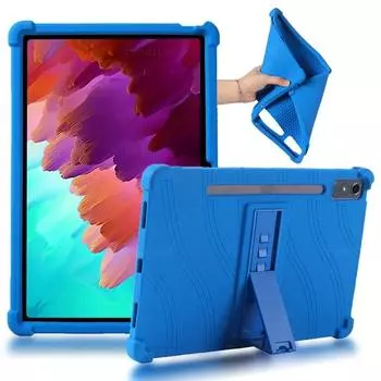 Чехол для Lenovo Xiaoxin Pad Pro 12,7 2023 TB-370FU/371FC, силиконовый противоударный чехол для планшета с подставкой для Lenovo Tab P12 Fundas Xiaoxin Pad Pro 12.7 красный