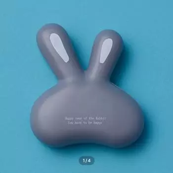 Чехол для линз Bunny, серый