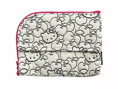 Чехол для маски Hello Kitty Сделано в Японии Kyoto Hello Kitty Sanrio Character Черный [Kyoto Kobo]