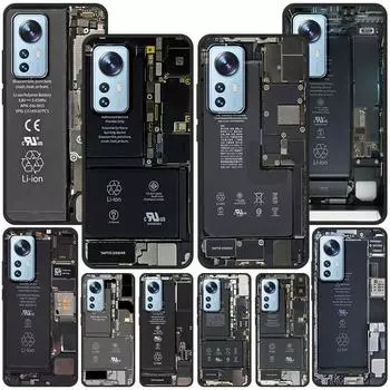 Чехол для материнской платы для Xiaomi Mi 11 Ultra 11T 12 10T 9T Pro 12X Note 10 9 8 Lite A3 CC9E 10S, черный мягкий чехол для телефона Xiaomi 11T(11T Pro)