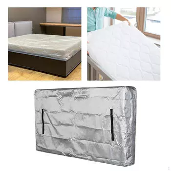 Чехол для матраса для переезда и хранения, защитный чехол для многоразового использования, толстый водонепроницаемый брезент 137cm Length