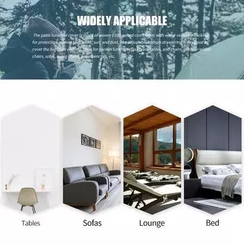 Чехол для мебели для патио, садовый стол, стул, диван, водонепроницаемый пыленепроницаемый чехол m