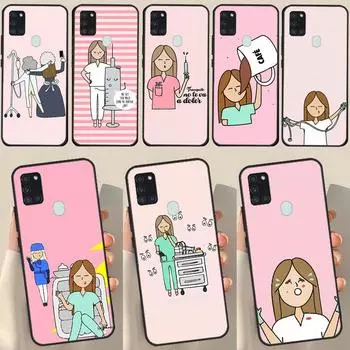 Чехол для медсестры, врача, стоматолога, для Samsung Galaxy A34, A54, A14, A71, A51, A31, A11, A12, A22, A32, A52, A72, A50, A13, A53 Samsung A14