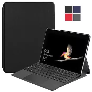 Чехол для Microsoft Surface Go 2, тонкий защитный чехол-подставка для планшета Folio Shell для Microsoft Surface Go/Surface GO 2 чёрный