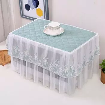 Чехол для микроволновой печи Чехол для духовки Пылезащитный чехол Полный чехол Нейтральное кружево Чехол для защиты от солнца Тканевый чехол Ткань Midea Galanz Gree Flame Green Width 35 length 50 height 25cm