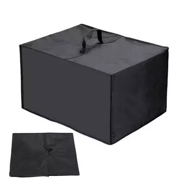 Чехол для микроволновой печи от пыли, водонепроницаемый, пылезащитный, защитный чехол с ручкой, кухонная мелкая электротехника, чехол из ткани чёрный