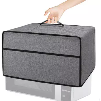 Чехол для микроволновой печи с передним карманом, защита от пыли для 0,7 куб. фута