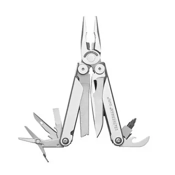 Чехол для многофункционального инструмента LEATHERMAN CURL из нейлона с карманным зажимом. Японская гарантия 25 лет [Подлинный продукт] серебряный
