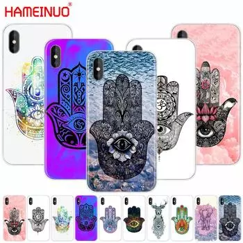 Чехол для мобильного телефона HAMEINUO Hamsa для iPhone X 8 7 6 4 4S 5 5S SE 5c 6s plus iphone 4 4S
