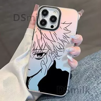 Чехол для мобильного телефона Hunter x Hunter Qi Yu для iPhone 15 Pro в цвете Aurora White для Apple 14/13/12/11Xs Max. iPhone Xs/X белый