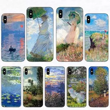 Чехол для мобильного телефона Monet Impressionism Painter для iPhone 13 11 Pro Max 12 Mini, чехол для телефона SE 2020 X XR XS 7 8 Plus 6 10 5, твердый чехол iPhone 5