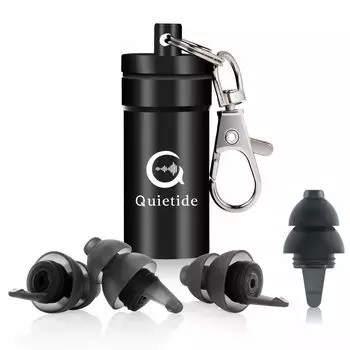 Чехол для мобильного телефона Quietide Ear Sleeping Ear с инструкцией на японском языке, черные заглушки, звукоизоляция, заглушки, моющиеся, самолет, работа, учеба, в комплекте,