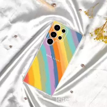 Чехол для мобильного телефона Rainbow River Samsung S23A55: Цветной, универсальный, противоударный чехол для линз Samsung A55 прозрачный
