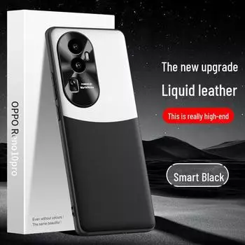 Чехол для мобильного телефона Reno 10 Pro — защитный чехол из жидкой кожи от падений, возможна доставка одной частью. oppoReno10pro