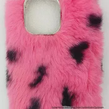 Чехол для мобильного телефона Rex Rabbit Plush Leopard Print на осень и зиму iPhone 11 Pro белый