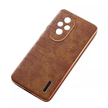 Чехол для мобильного телефона с гальваническим покрытием Full Edge One Size коричневый