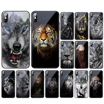 Чехол для мобильного телефона с волком, птицей, львом, тигром, орлом, животным, Funda для Iphone 14 13 Pro 12 11 Pro Max Xs Xr X, чехол для мобильного телефона iphone XSMAX