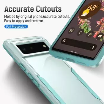 Чехол для мобильного телефона с защитой от падения для Google Pixel 8 Pro 7 6A Pixel8 Pixel6 Pixel 6 Pro 7A Pixel6A Pixel7 Pixel7a, чехол for Pixel 7A чёрный