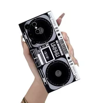 Чехол для мобильного телефона Samsung S23A55 Retro Recorder с полным объективом и рисунком Samsung A34 чёрный