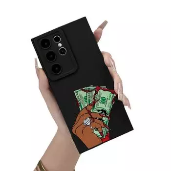 Чехол для мобильного телефона Samsung S23A55 с полностью окрашенным корпусом и защитой от падения. Samsung S21FE чёрный