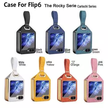 Чехол для мобильного телефона Samsung ZFlip3/4/5/6 со складным экраном - модный защитный чехол для женщин Z Flip5