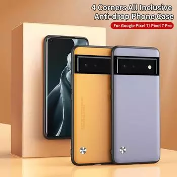 Чехол для мобильного телефона Ультратонкий, с защитой от отпечатков пальцев, плотный, удобный для прикосновения, углы подходят для телефона 4 Inclusive, защита от падения For Pixel 7 Pro оранжевый