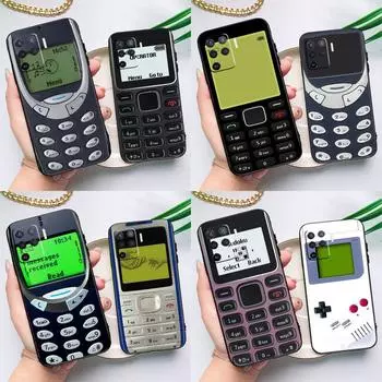 Чехол для мобильного телефона в стиле ретро для OPPO A74 A93 A83 A91 A53S A9 A5 A31 A53 2020 A15 A16 A1K A52 A72 A94 A54, чехол OPPO A91