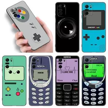 Чехол для мобильного телефона в стиле ретро для Xiaomi POCO F2 F3 M2 M3 M4 X3 X4 Pro NFC F4 GT 5G F1 X2 C3 C31 C40 M5S, мягкий черный чехол из ТПУ Xiaomi POCOphone F1