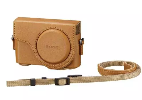 Чехол для мобильной камеры Sony LCJWD/Ti полужесткий (коричневый)
