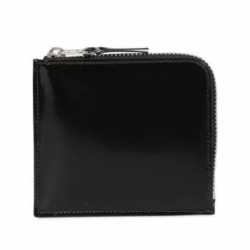Чехол для монет COMME des GARCONS на молнии MILLOR INSIDE SA3100MI L-образный мужской, черный/серебристый [товар]