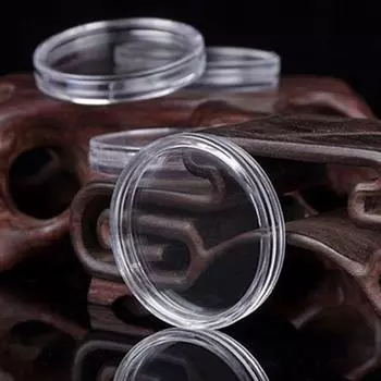 Чехол для монет, защита, коллекции, подарки, прозрачный, 100 шт., прозрачный