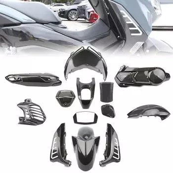 Чехол для мотоцикла из углеродного волокна, защитная оболочка, декоративная рама, аксессуары, легкий вес, подходит для NMAX155 2020-2023 B