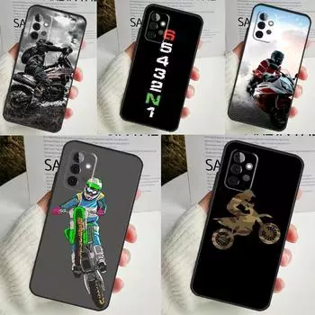 Чехол для мотоцикла Moto Cross для Samsung Galaxy A34 A35 A14 A15 A25 A53 A33 A13 A52 A32 A12 A51 A71 A54 A55 Samsung A33 5G